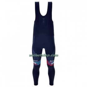 Fietsbroek Lang met Bretels 2023 Trek Factory Racing XC - Donkerblauw